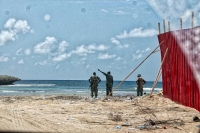 Mogadishu, la costa sull'Oceano Indiano