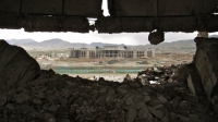 Una suggestiva immagine del Palazzo reale a Kabul