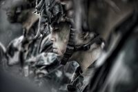Immagine di giovane paracadutista della brigata Folgore
