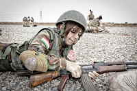 Donna Peshsmerga, in addestramento a Zeravani, Erbil Kurdistan