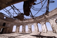 Il palazzo reale a Kabul, distrutto