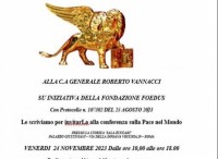 ''Leone d'oro per meriti letterari'' a Roberto Vannacci