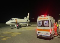 Neonato trasportato con volo d’urgenza da Catanzaro a Roma 