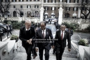 Hassan Sheikh Mohamud a Roma